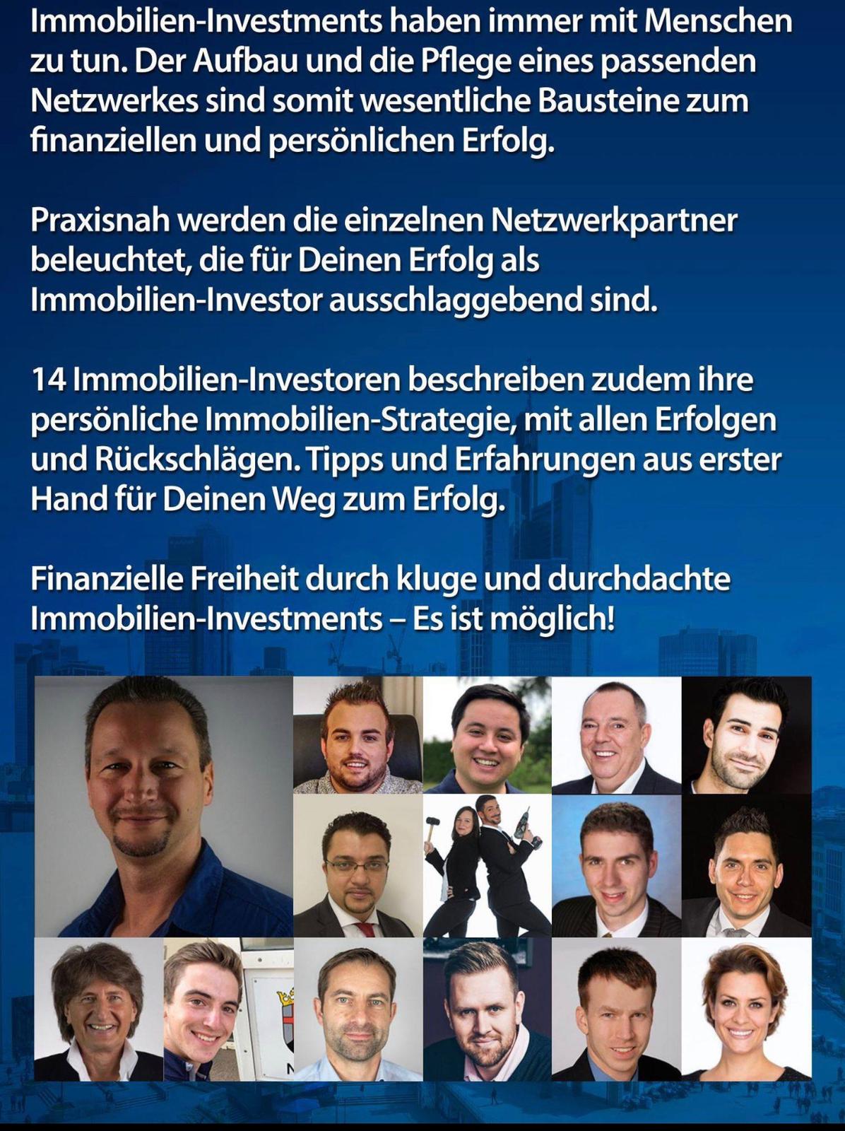Das Immobilien-Investoren Netzwerk - Rückseite mit Co-Autoren